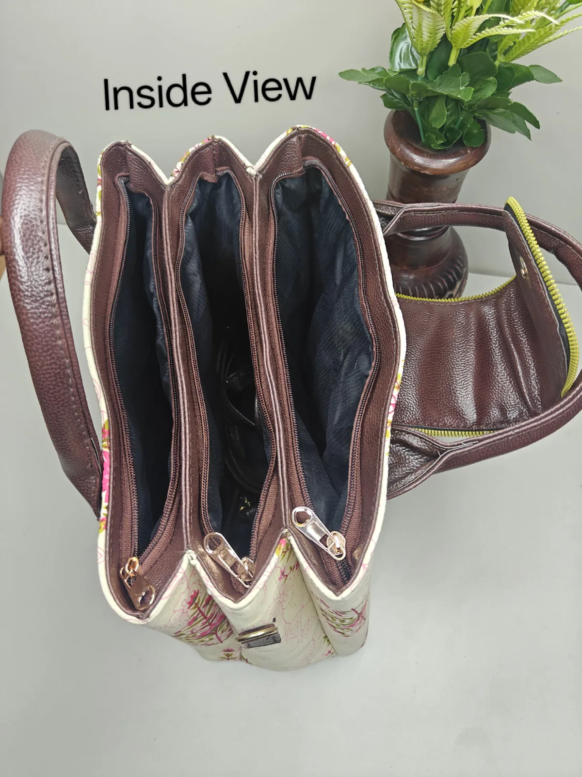 Jaipur Floral Print Handbag Set, photo 3