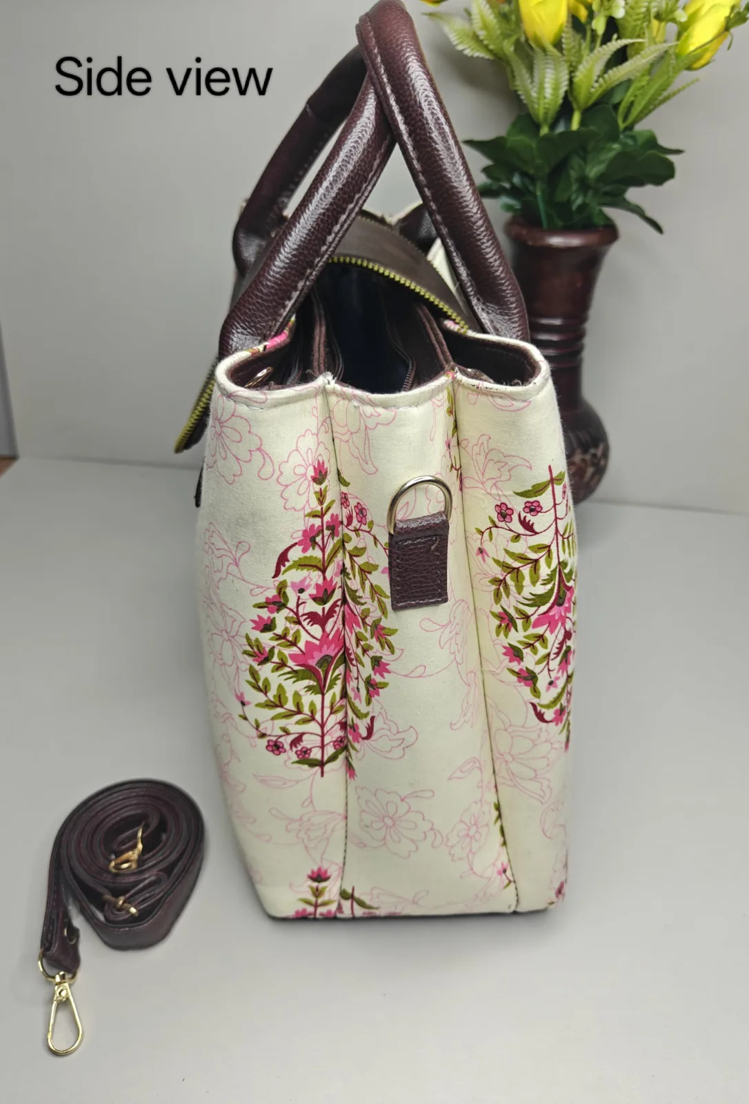 Jaipur Floral Print Handbag Set, photo 2